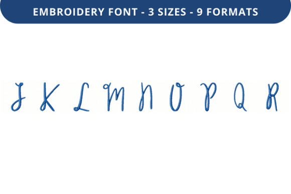 Alphonsine Font Uppercase J to R