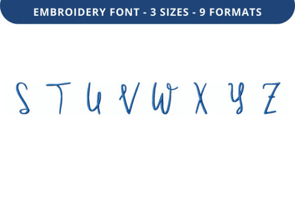 Alphonsine Font Uppercase S to Z