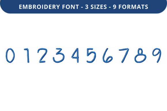Boo Bear Font 0 to 9