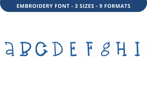 Boo Bear Font Uppercase a to I Review
