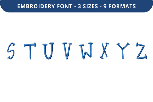 Boo Bear Font Uppercase S to Z