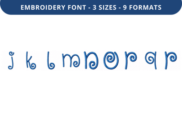 Cherry Frosting Font J to R
