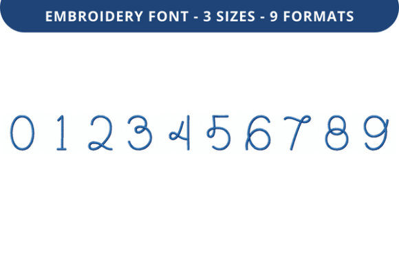 Dear Doily Font 0 to 9