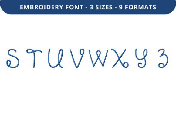 Dear Doily Font Uppercase S to Z