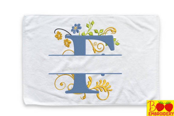 Floral Letter F