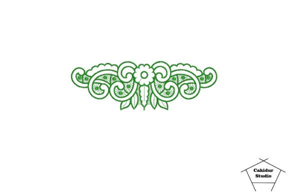Green Floral Cloud