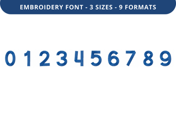 Gumbies Font 0 to 9