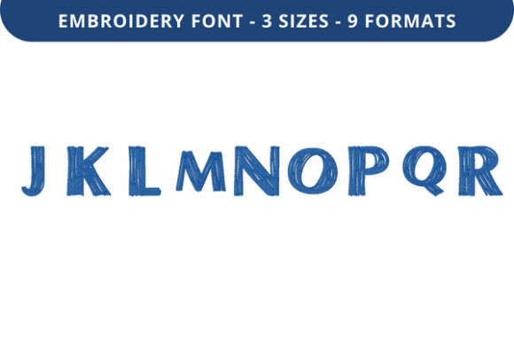 Hay Girl Hay Font Uppercase J to R