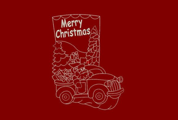 Merry Christmas Stocking Embroidery Review