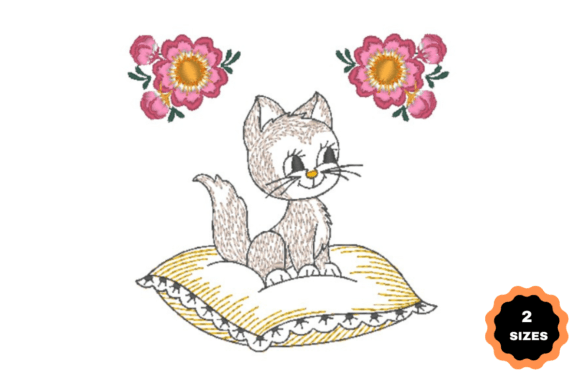 Pretty Cat Embroidery Review for Boutique Sweatshirts