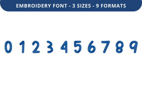 Puhoy Font 0 to 9