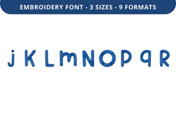 Puhoy Font Lowercase J to R