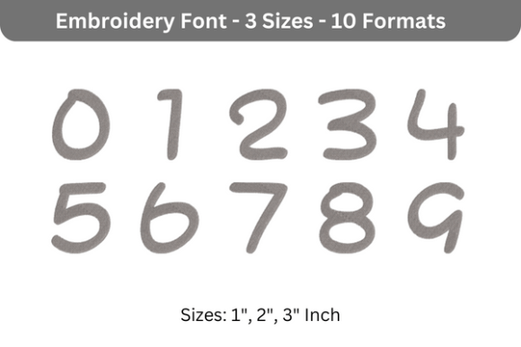 Toon Time Font 0 to 9 Review for Embroidery Sellers